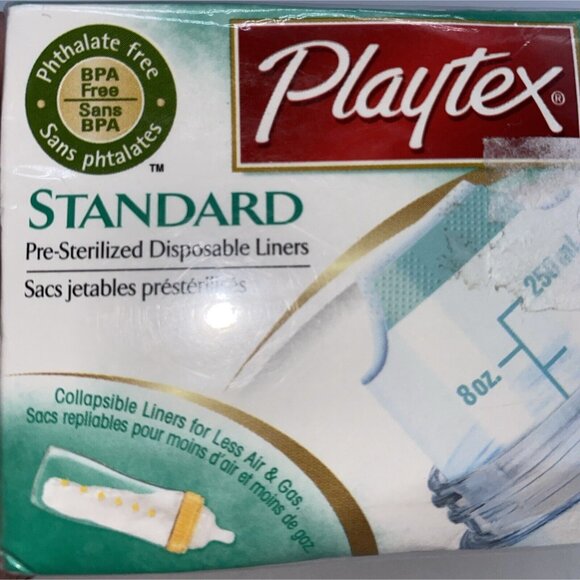 200 Playtex Standard Baby Bottle Pre-Sterilized Disposable Liners 8 oz Sealed - Picture 10 of 11